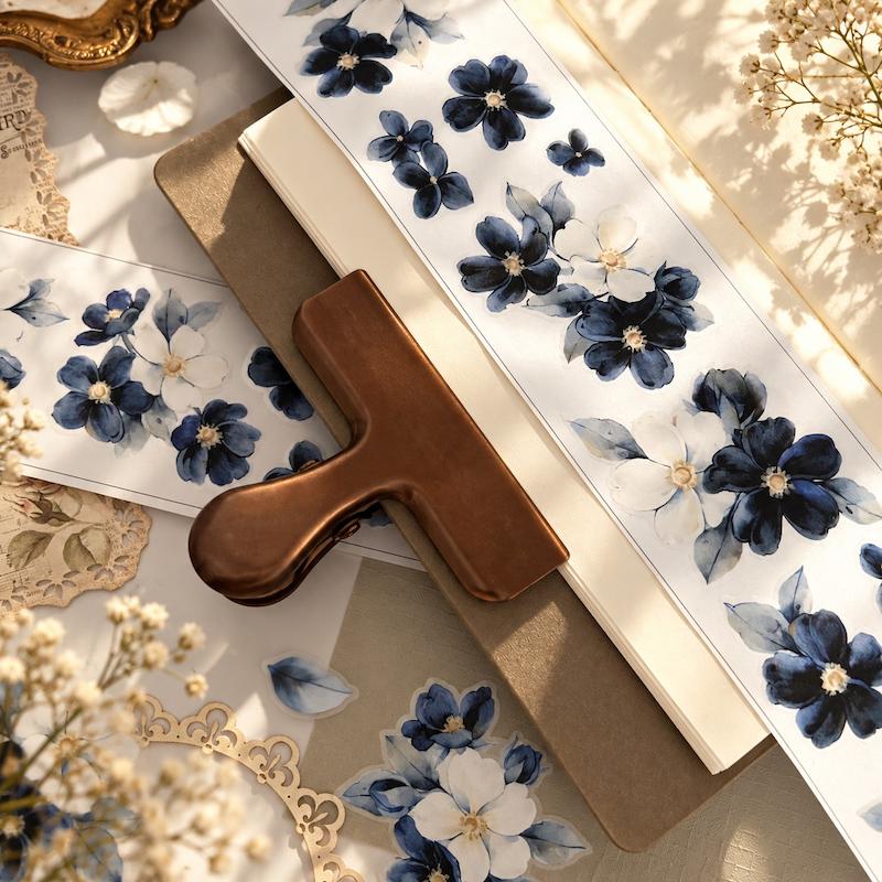 واشی گل سیاه و سفید