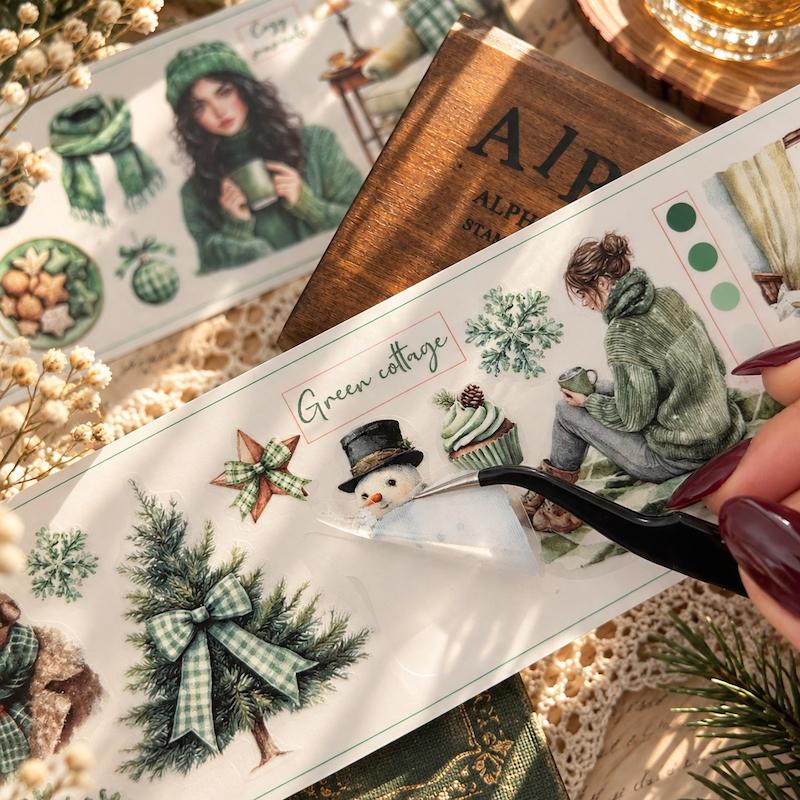 واشی PVC شفاف Green Winter عرض 6 سانتی متر