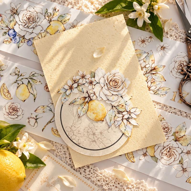 واشی گل رز کرم و لیمو