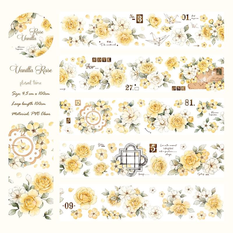 طرح کامل واشی Vanilla Rose مهدان استور