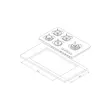 اجاق گاز توکار کن مدل IG8510