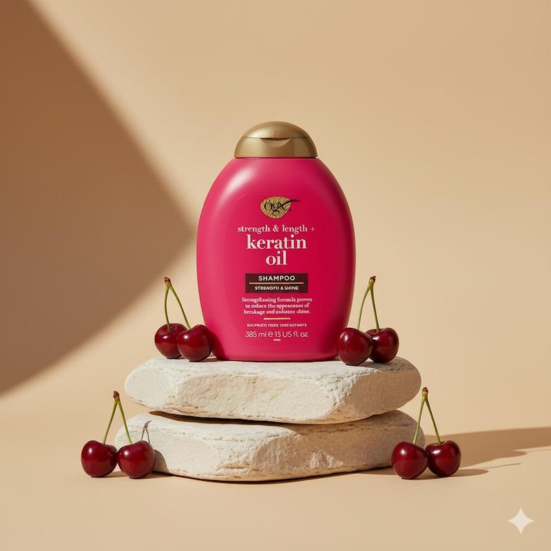 شامپو ogx قرمز (keratin oil)