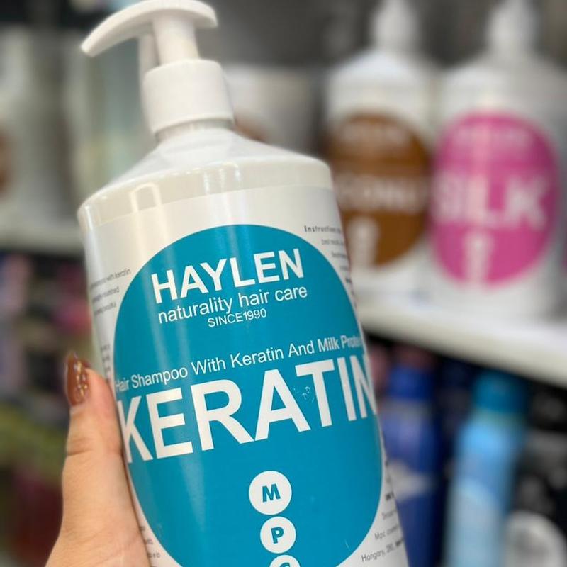 شامپو هایلن مناسب موهای کراتین 