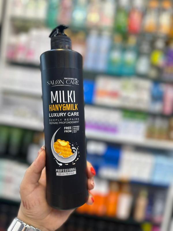 ماسک سالن کر شیر و عسل 