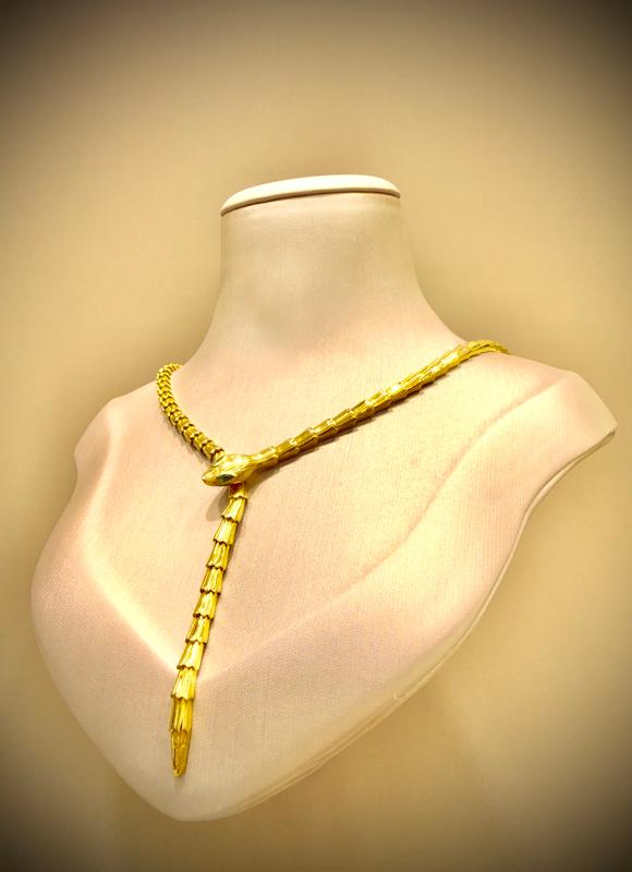 گردنبند طرح مار بولگاری