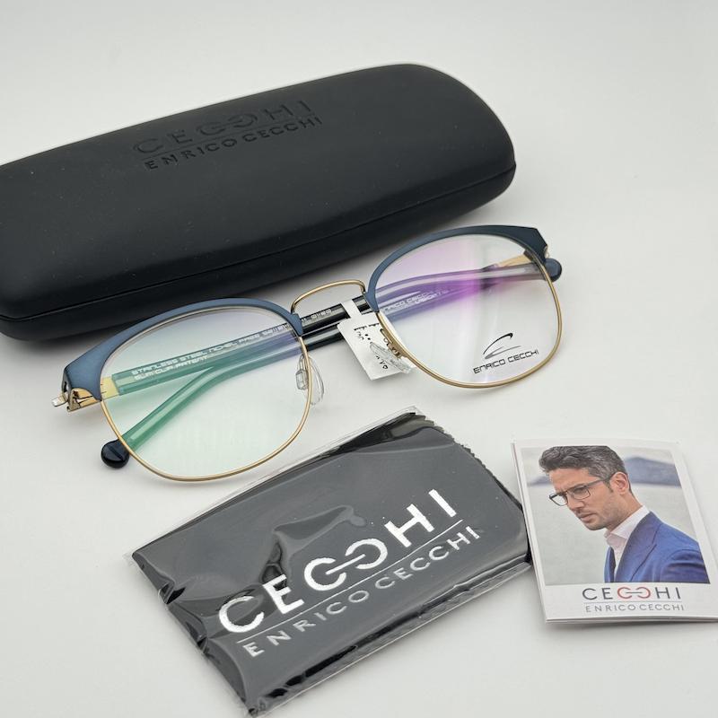 خرید عینک طبی گرد اورجینال ENRICO CECCHI مدل EC255