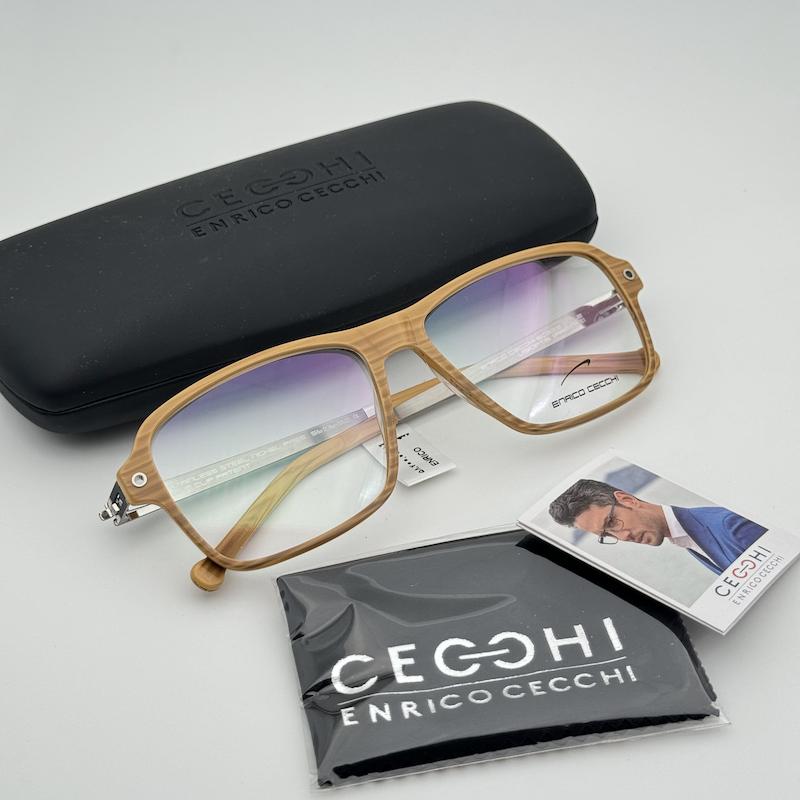 خرید عینک طبی چوبی اورجینال ENRICO CECCHI مدل EC223
