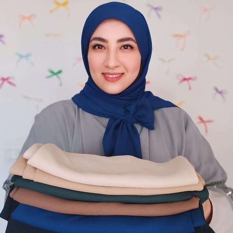 هدروسری طلق دار کرپ حریر