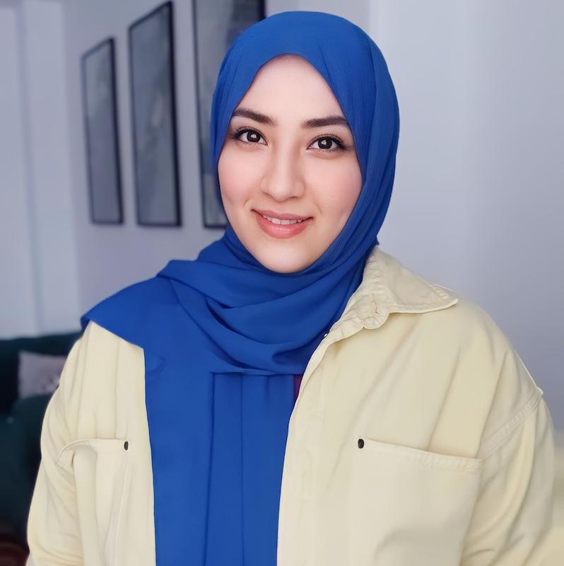 شال ساده کرپ حریر