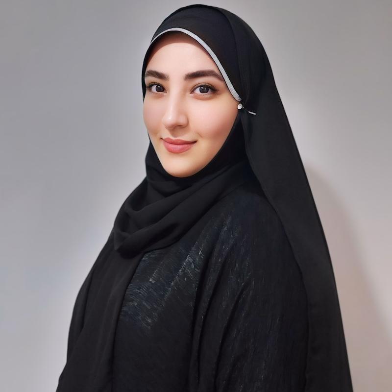 هدشال مجلسی مشکی نگین دار کرپ حریر