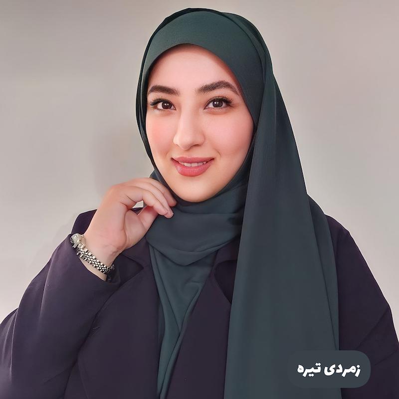 هدشال طلق دار کرپ حریر