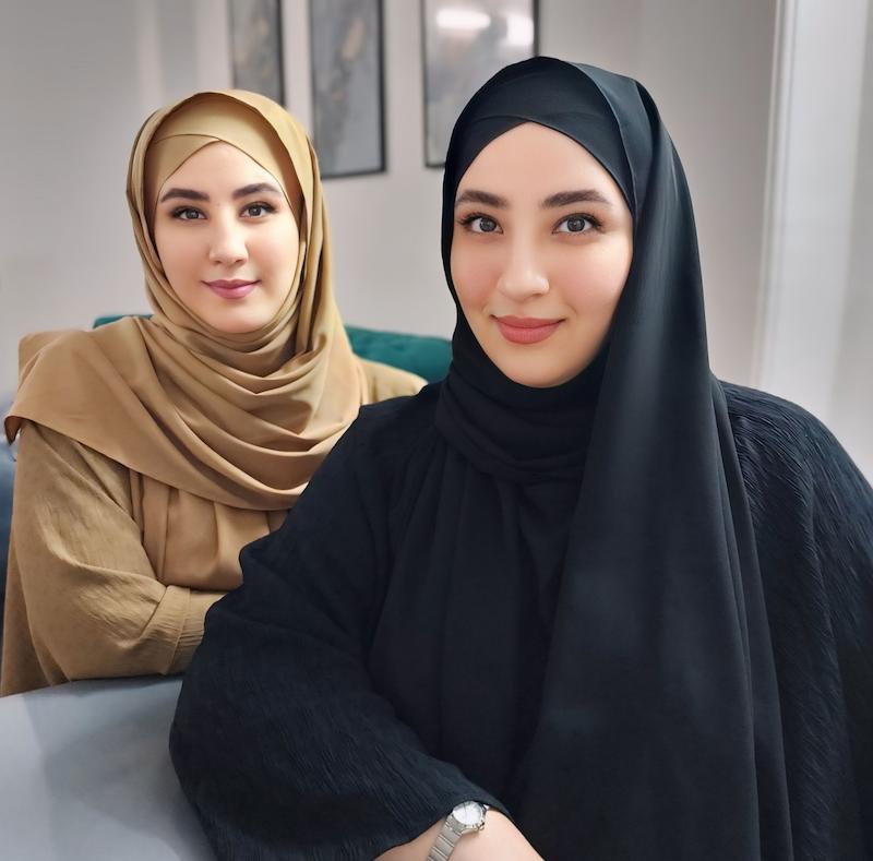 هدشال دوپیله کرپ حریر