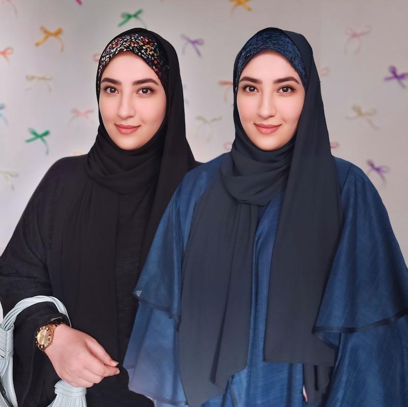 هدشال مجلسی پولکی کرپ حریر