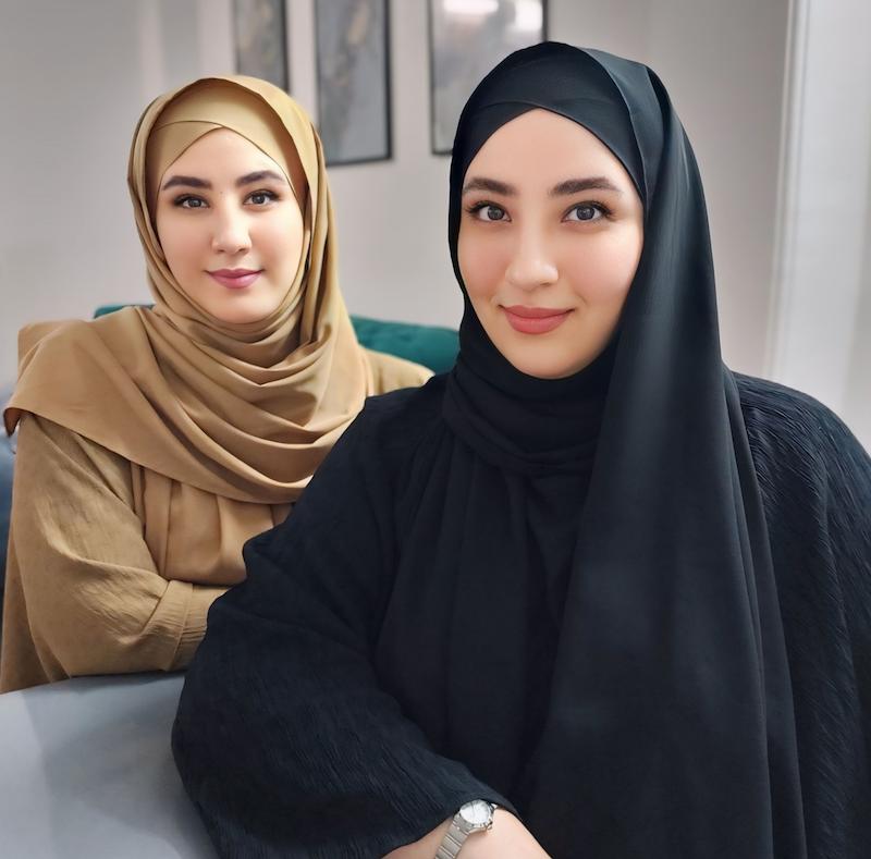 هدشال دوپیله کرپ حریر