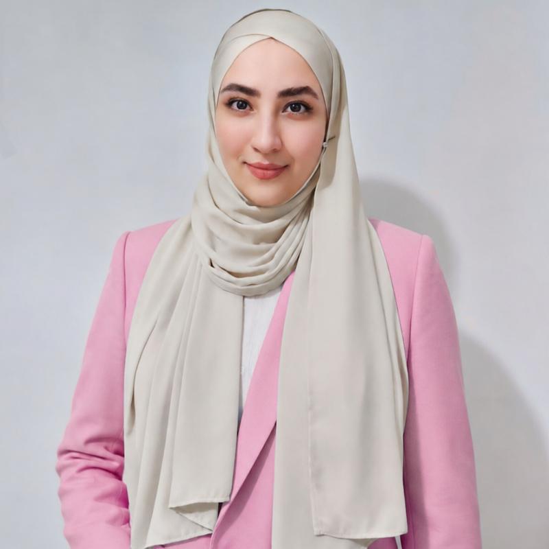 هدشال دوپیله کرپ حریر