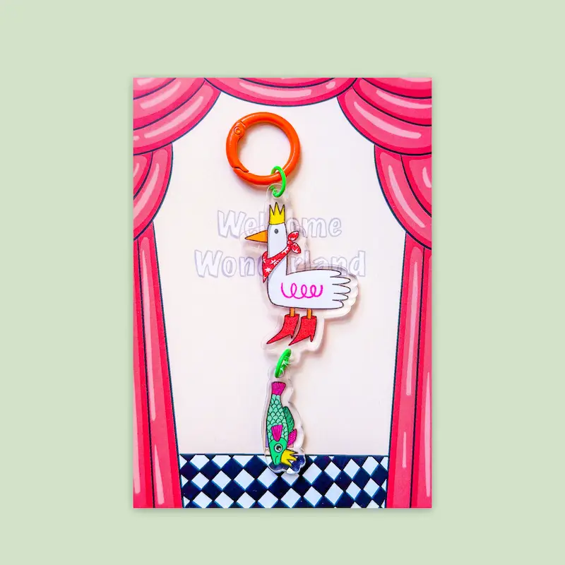 آویز مرغ ماهی خوار و ماهی مرغ نخوار