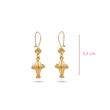 گوشواره Golden Air (2.19 گرم ) کارکرده بدون اجرت 