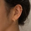 گوشواره حلقه‌ای قطر ۸ | قابل سفارش ⭐