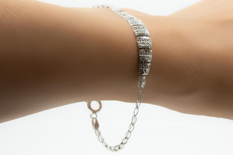  دستبند تراش طلا  2.76 گرم 