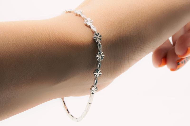  دستبند هفت گل 6.67 گرم 