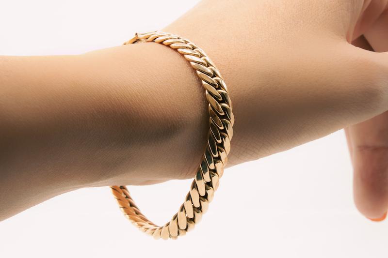 دستبند کارتیر حصیری  9.85 گرم