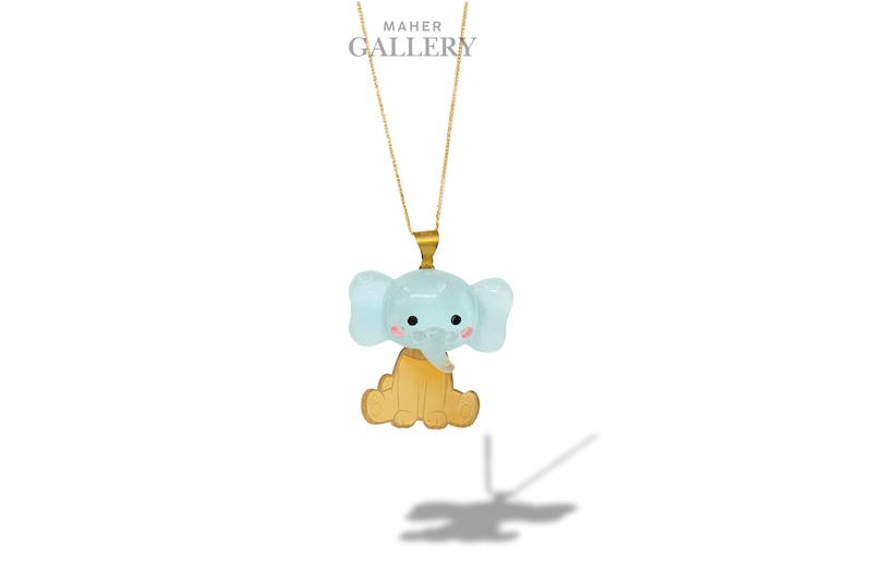  گردنبند کودک بدون زنجیر با وزن 0.240