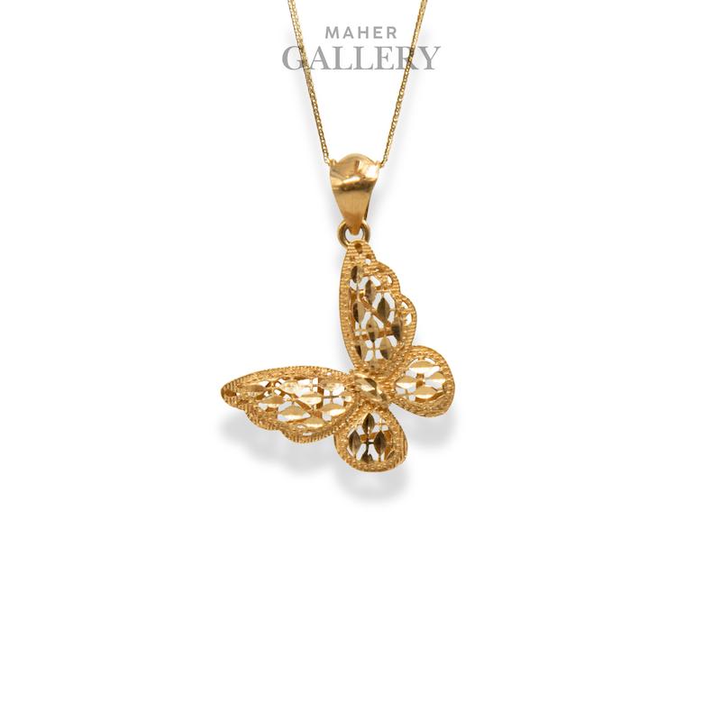 آویز پروانه فیوژن  1.38 گرم