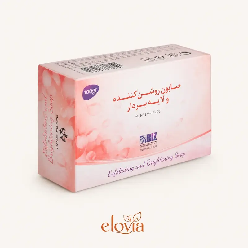 صابون روشن کننده و لایه بردار