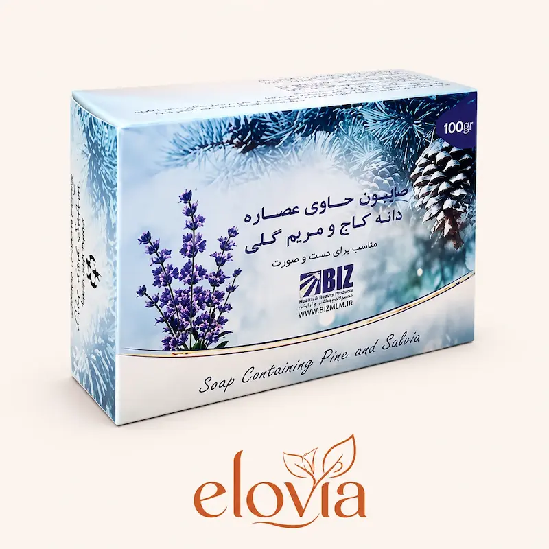 پک ۳ عددی صابون دانه کاج و مریم گلی