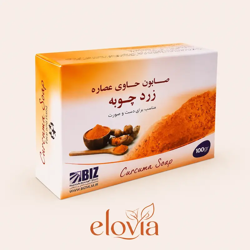 پک ۳ عددی صابون زردچوبه