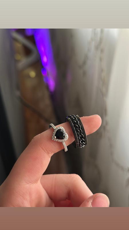 انگشتر ست مشکی 