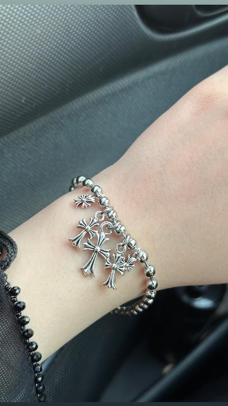 دستبند ساچمه ای کروم هارتز 