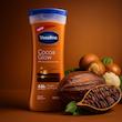 لوسیون بدن وازلین Cocoa Glow کنار کاکائو و شی‌باتر