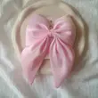 گیره پاپیون ساتن صورتی