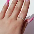 انگشتر تمام نگین ژوپینگ (Xuping) مدل ظریف