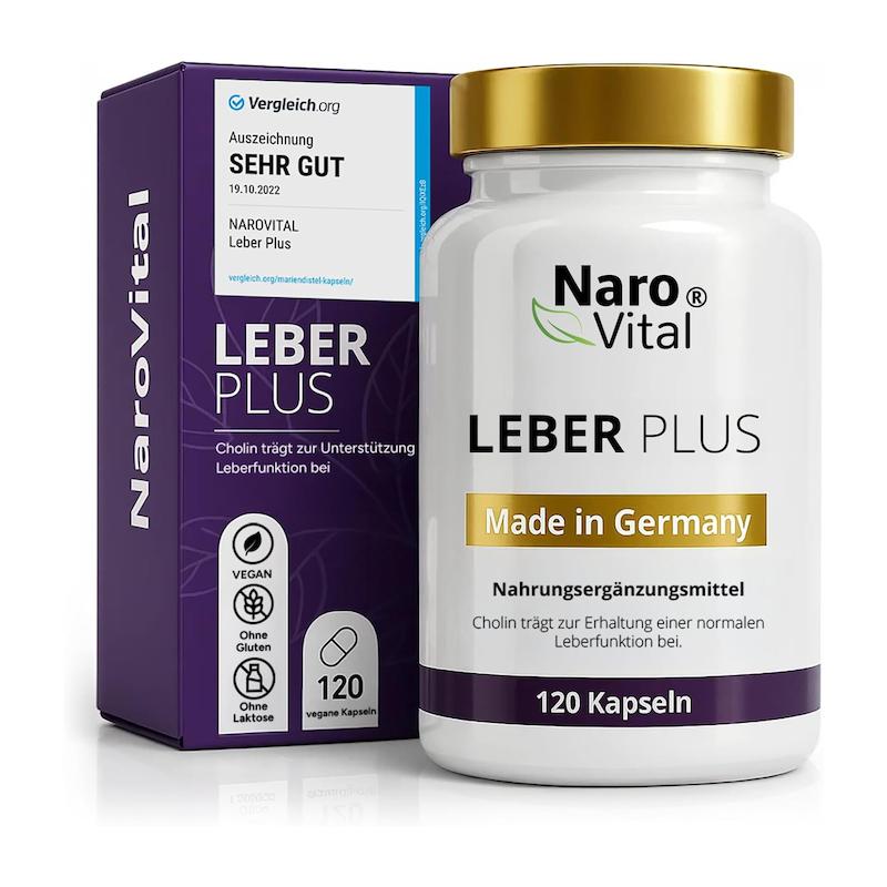 قرص تقویت و پاکسازی کبد نرو ویتال اصل آلمان (Leber Plus Naro Vital)