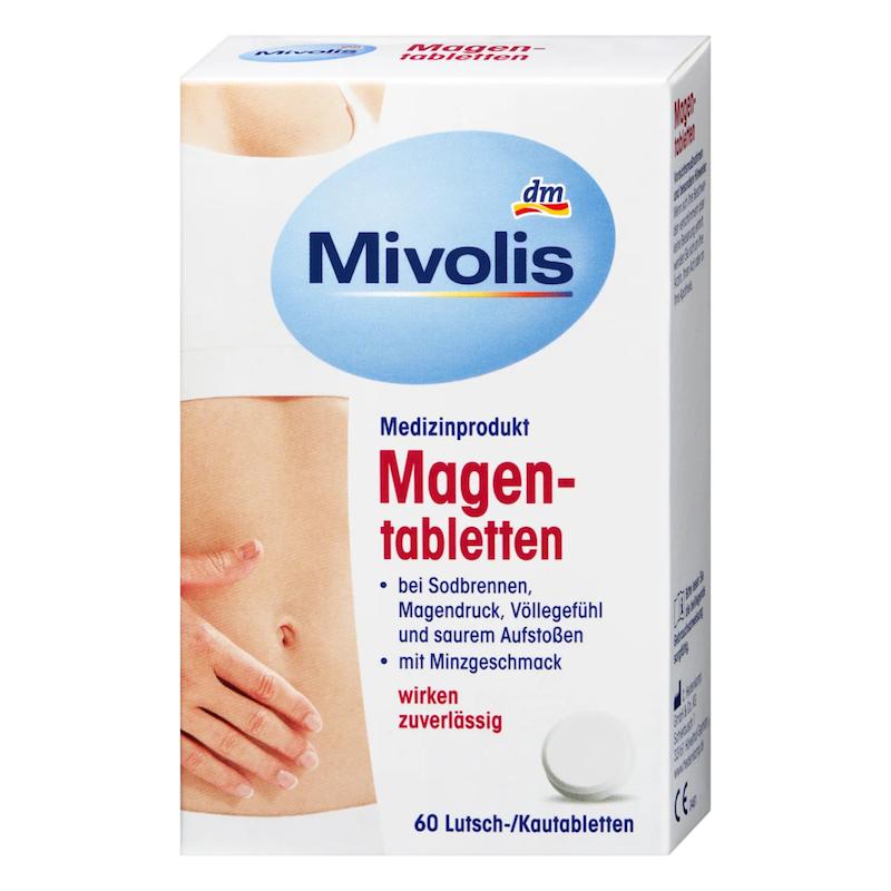 قرص معده ماگن اصل آلمان میولیس – 60 عددی (Mivolis Magentabletten)