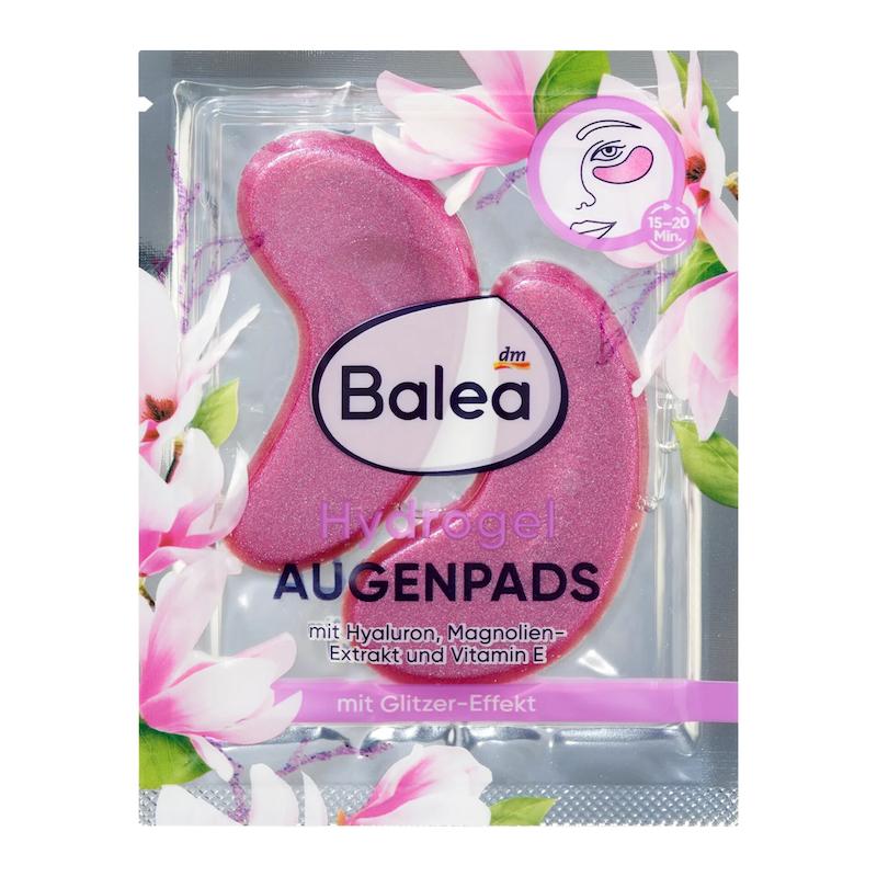 پد زیر چشم هیدروژلی براق باله آ مدل Glitzer – آبرسان و شاداب‌کننده (Balea Augenpads Hydrogel Glitzer)