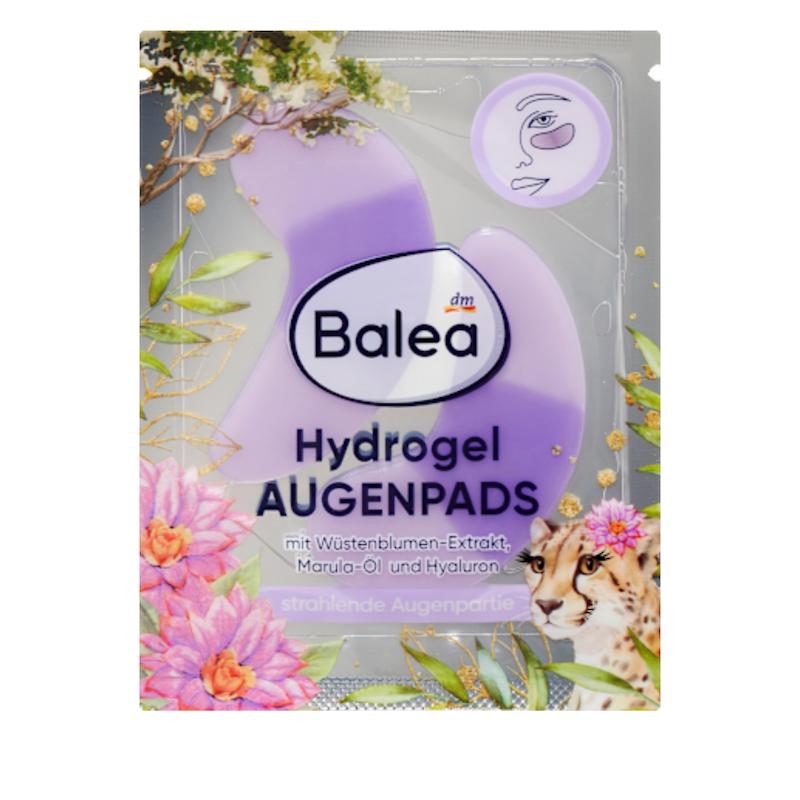 پد زیر چشم هیدروژلی باله آ مدل دو رنگ Flieder – آبرسان و شاداب‌کننده (Balea Augenpads Hydrogel Flieder)