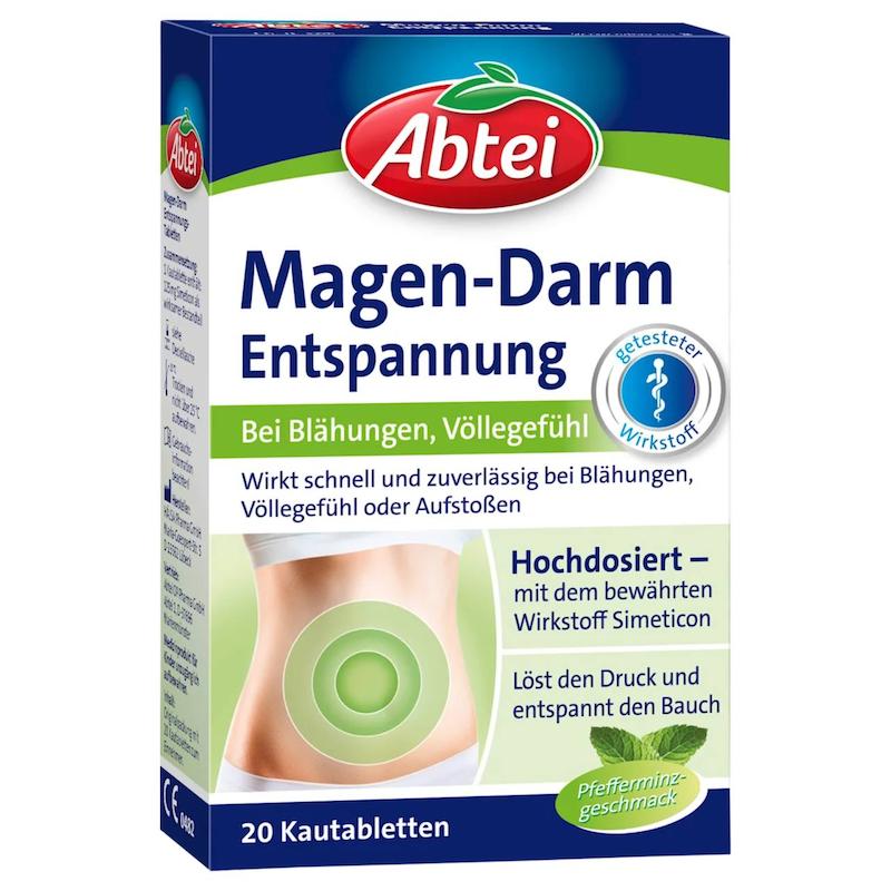 قرص جویدنی ماگن دارم آبتی - آرام‌بخش معده و روده، ۲۰ عددی (Abtei Magen-Darm Entspannungs-Kautabletten)