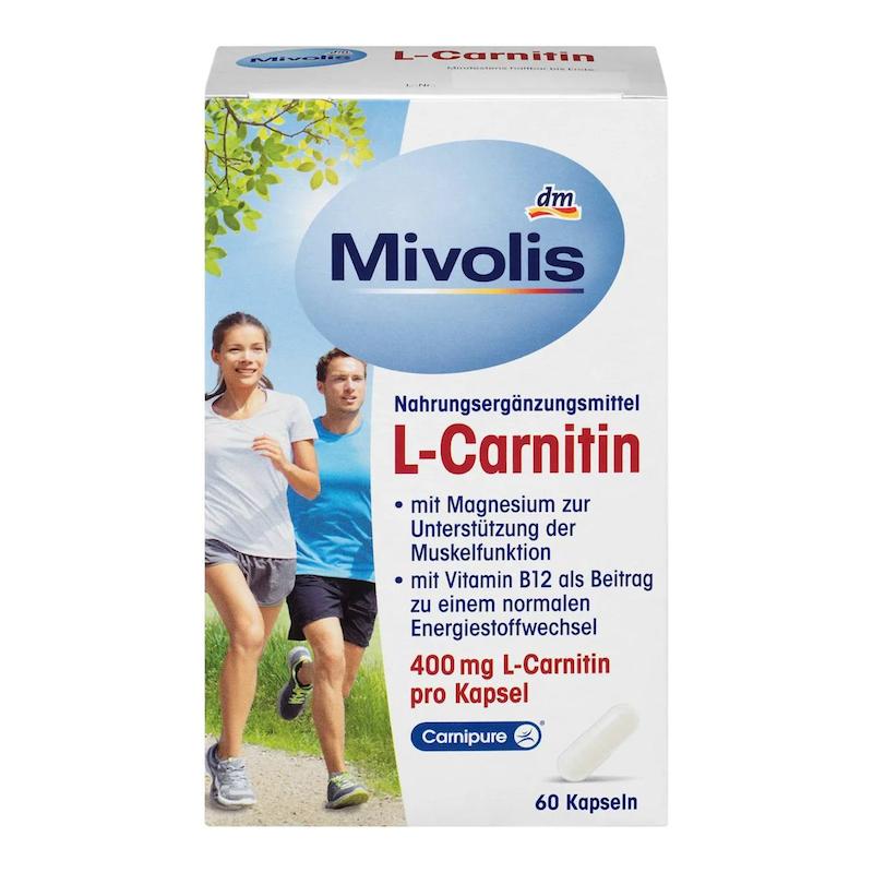 کپسول ال‌ کارنیتین میولیس _کمک به چربی‌سوزی و افزایش انرژی ،۶۰ عددی (Mivolis L-Carnitin Kapslen)