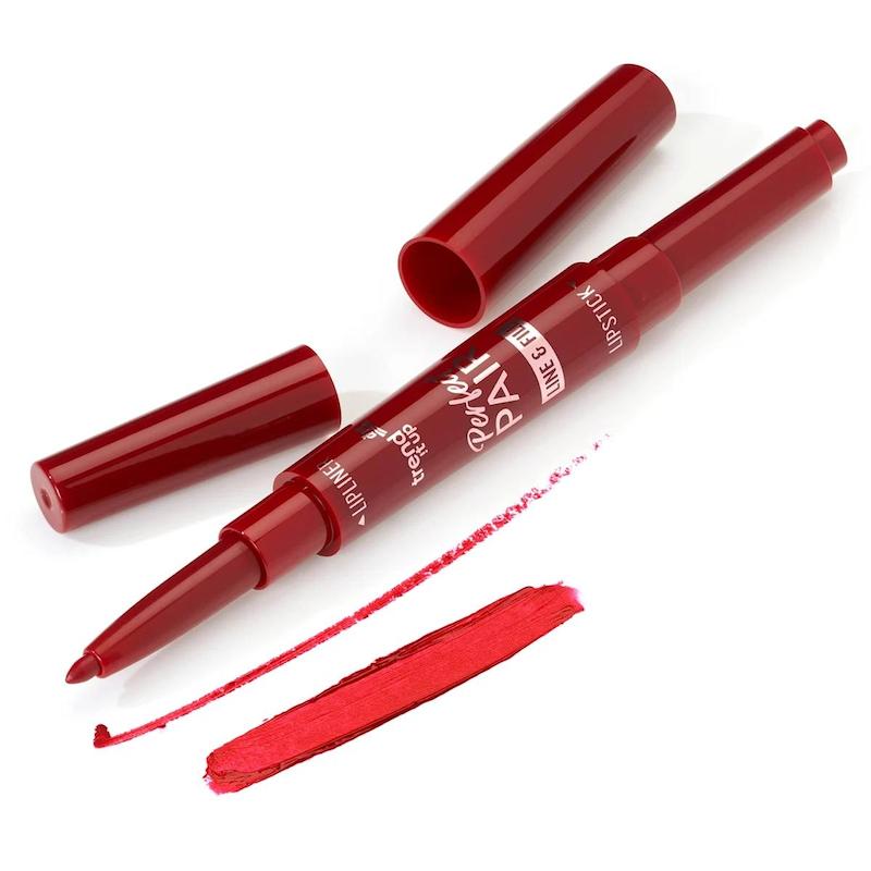 رژ لب ترند !ت آپ مدل Perfect Pair Line & Fill شماره 540 – رنگ قرمز یاقوتی (trend !t up Lippenstift Perfect Pair Line & Fill 520 Dark Rose Pink)