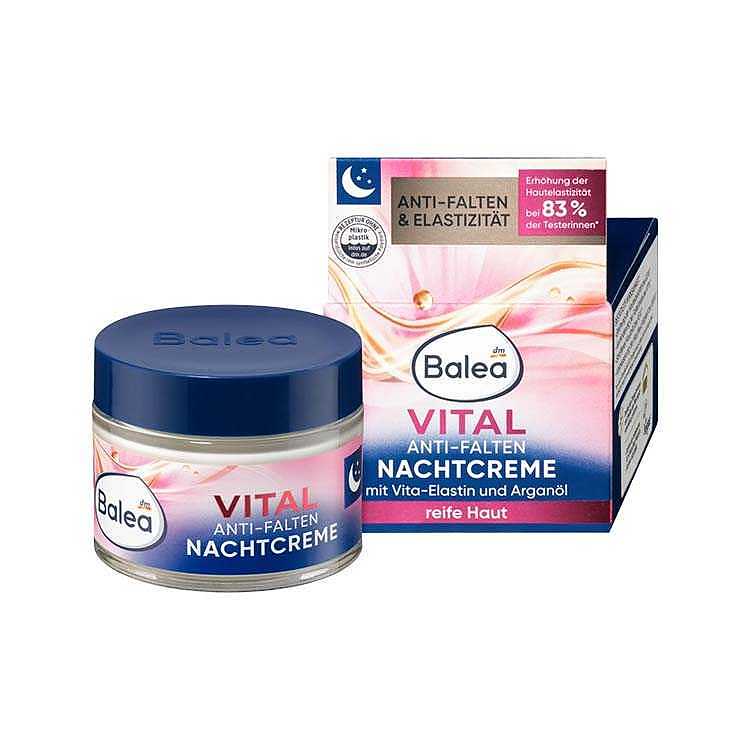  کرم شب ویتال ضد چروک باله آ (Balea Anti Falten Nachtcreme Vital)