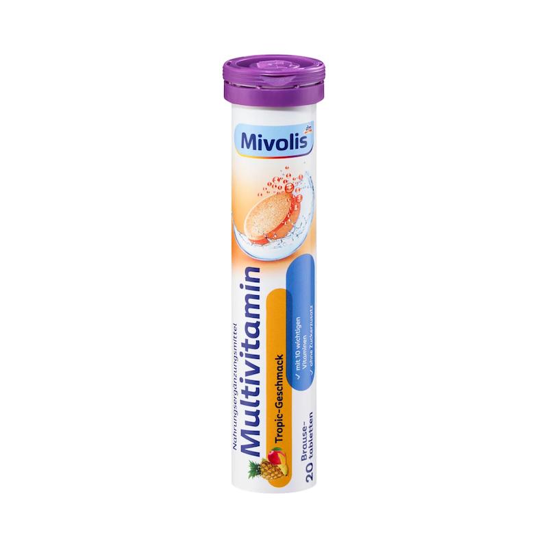 قرص جوشان مولتی ویتامین میولیس اصل آلمان 20 عددی (Mivolis Multivitamin Brausetabletten)