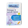 کپسول امگا ۳ گیاهی بذر کتان 1000 میولیس اصل آلمان، 30 عددی (Mivolis Omega-3 Leinöl 1000)