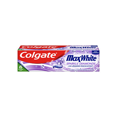 خمیر دندان مکس وایت کلگیت مدل الماس درخشان (Colgate Zahnpasta Max White Sparkle Diamonds)