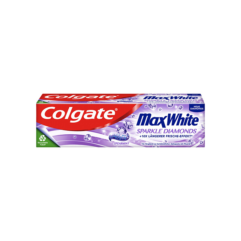 خمیر دندان مکس وایت کلگیت مدل الماس درخشان (Colgate Zahnpasta Max White Sparkle Diamonds)