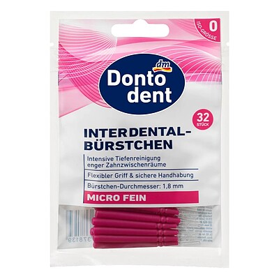 مسواک بین دندانی دنتودنت (Dontodent Interdentalbürsten pink 0,35mm)