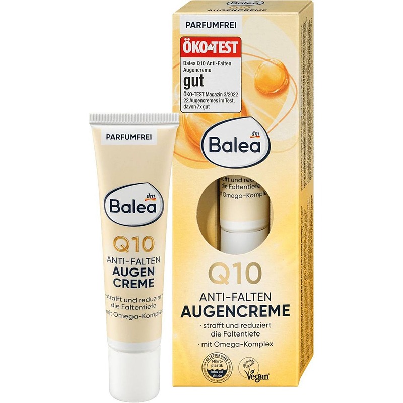 کرم دور چشم ضد چروک قوی کیوتن باله آ - Balea Augencreme Q10 Anti-Falten