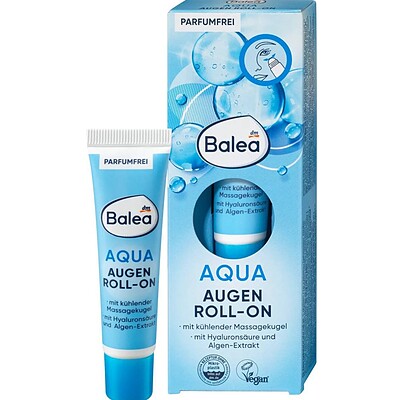 کرم رول دور چشم آبرسان آکوآ باله آ - Balea Augencreme Aqua Augen Roll-On